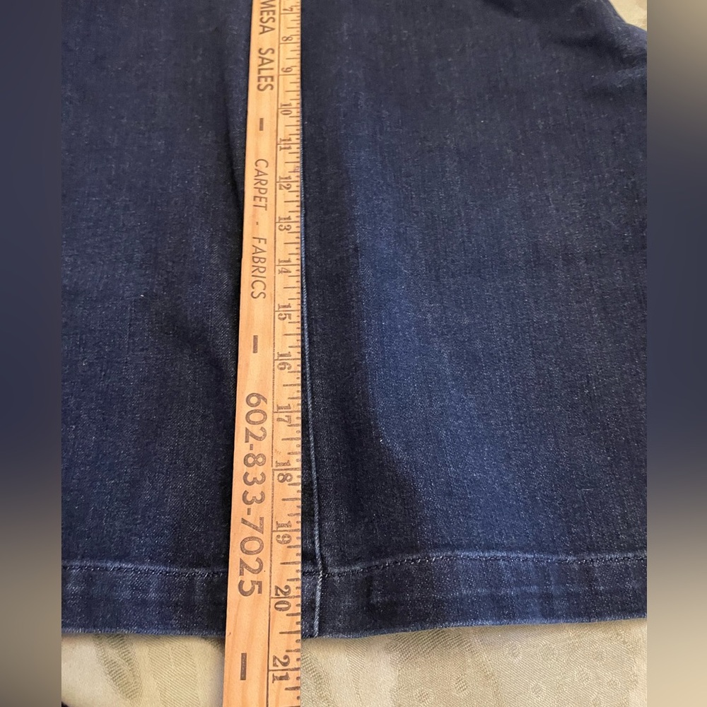 Womens Banana Republic Pencil Straight Dark Wash Denim Jean Skirt with Pockets 4 - Picture 10 of 16